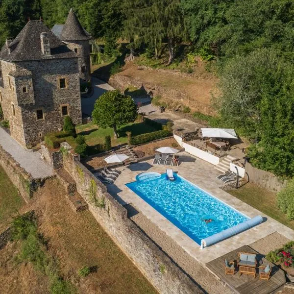 Château de Chauvac - Chambres et table d'hôtes avec vue sur la rivière, hotel in Nonards