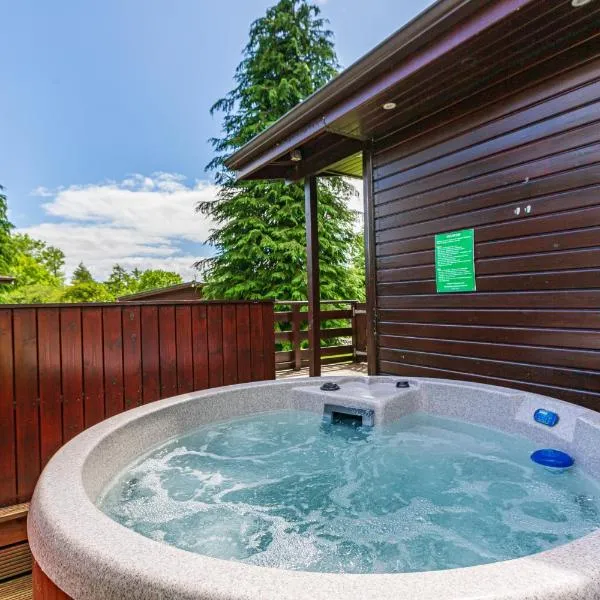 Bluebell Lodge 11 with Hot Tub, hotell i Newton Stewart