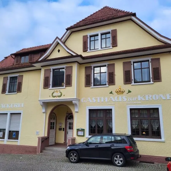 Viesnīca Gasthaus zur Krone pilsētā Weisenbach