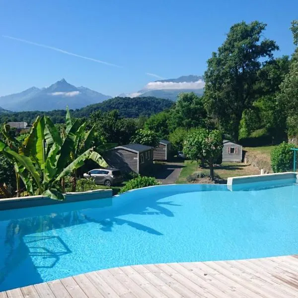 Camping écovillage Soleil du Pibeste, hótel í Agos-Vidalos