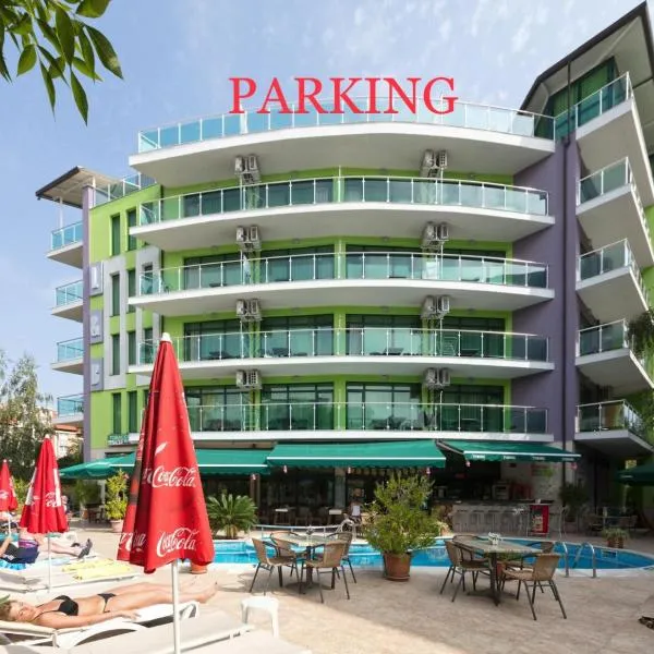 Hotel L&B- Free parking, hotell Sunny Beach'il