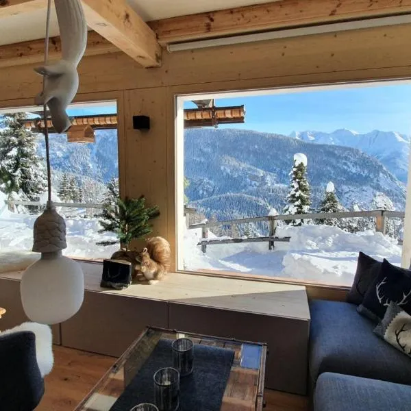 Chalet Baumfuchs direkt an der Talabfahrt Belalp, hotel v destinaci Blatten bei Naters