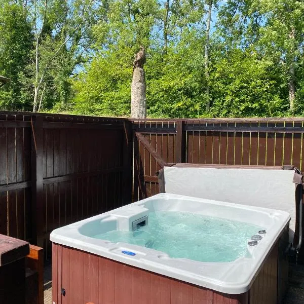 Birch Lodge 21 with Hot Tub, hotel v mestu Newton Stewart