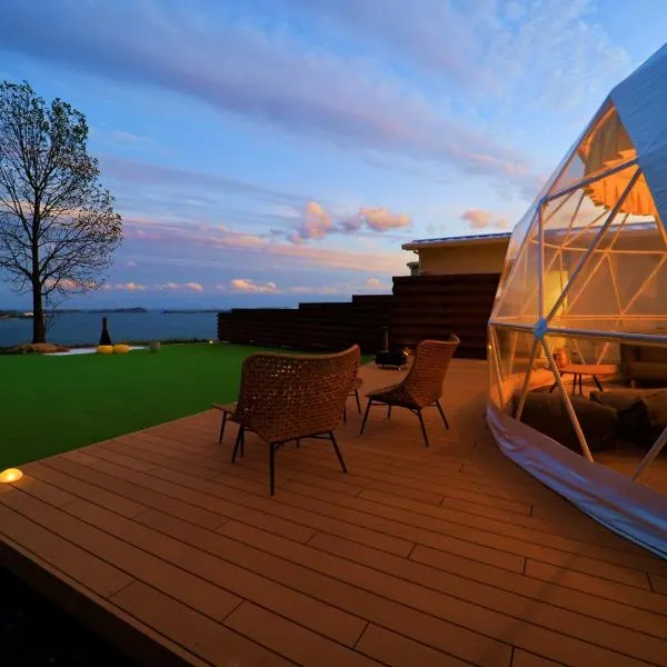 LEMON FARM GLAMPING simanami、尾道市のホテル