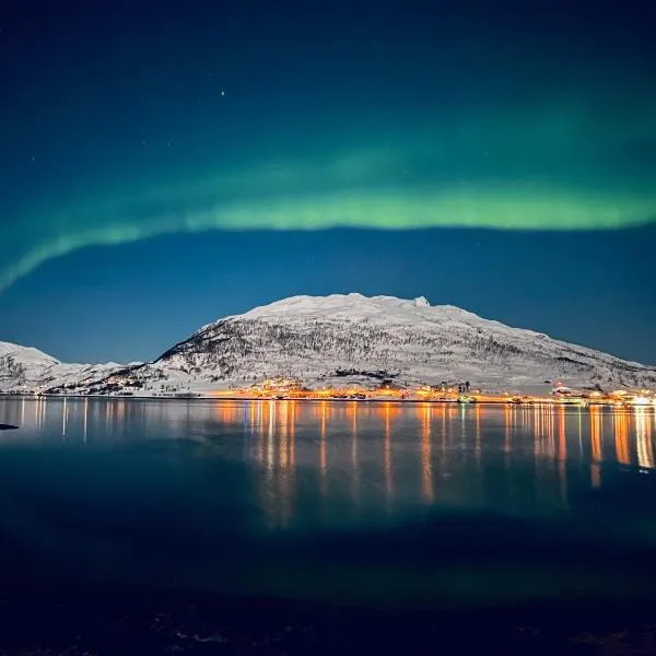 Kvaløya apartment by the sea, hotel u gradu Finnkjerka