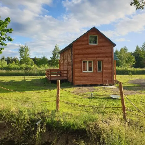 JEZIORAKI Uroczy domek i sauna 400m od jeziora Nowa Jedlanka، فندق في Jedlanka Nowa
