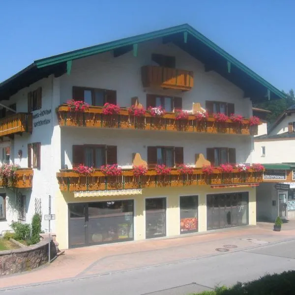Pension Unterstein, hotel in Schönau am Königssee