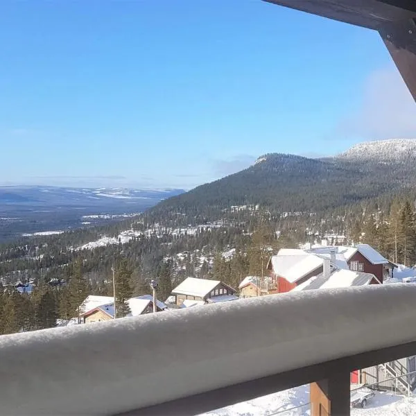 Björnrike Vemdalen utsikt över Sonfjället, hotell i Hede