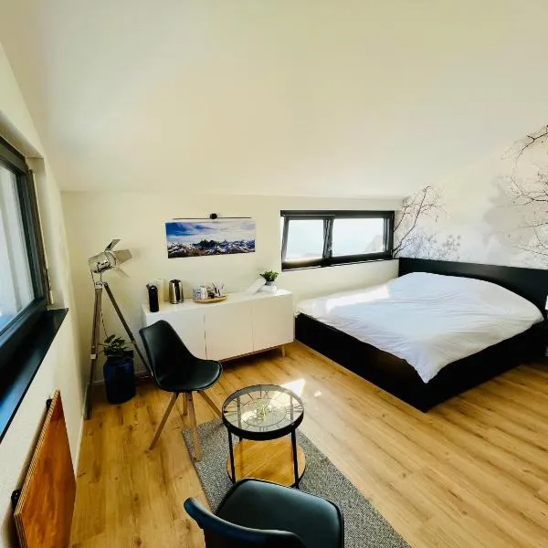 Chambre double privative et indépendante, hotel v destinaci Flanthey