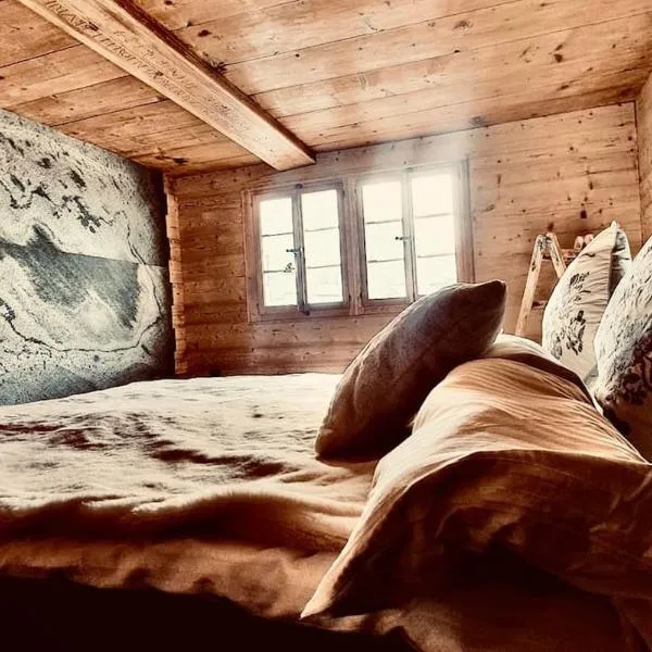 Luxury & Cosy 3.5 rooms apartment in almost 300 years old Chalet, hotel v destinaci Leukerbad