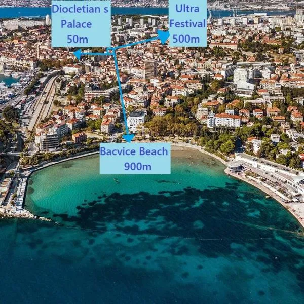 Finest rooms Leonilda, viešbutis Splite