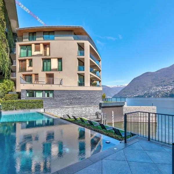 [Lakefront Apartment] Private Parking and Pool, hotel Laglióban