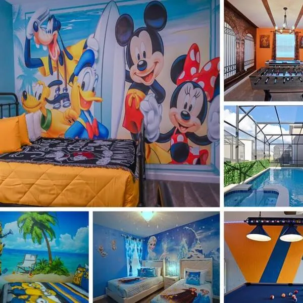 Amazing 6BR Villa @ Storey Lake Resort Near Disney, hotel in Kissimmee