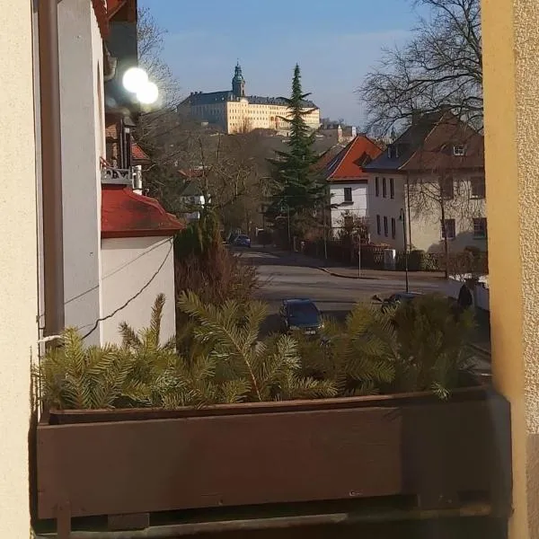 Schöne Altbauwohnung mit großer Sonnenterrasse, hotel in Rudolstadt