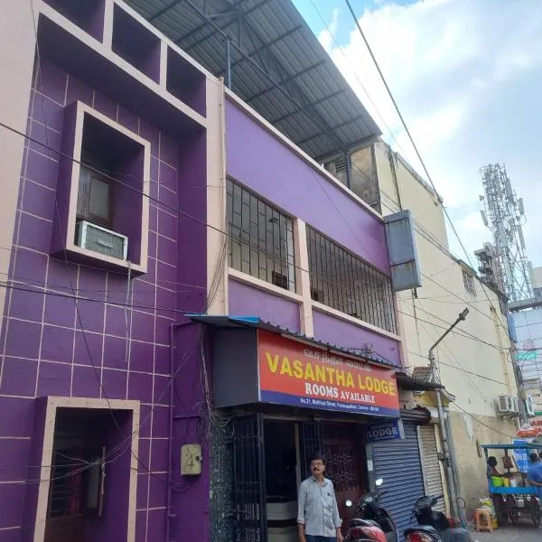 Vasantha Lodge Purasawalkam chennai, hótel í Chennai
