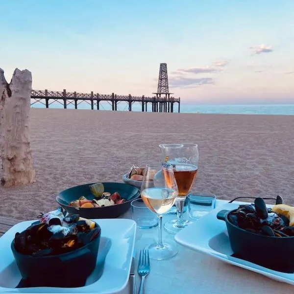 Les Voiles Blanches T2 luxe à 100m de la plage, hotell sihtkohas Leucate