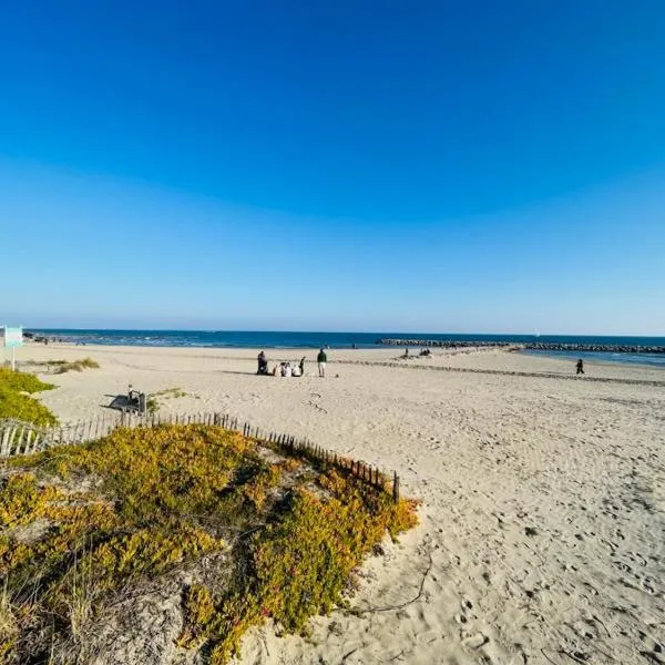 Perle rare acces direct a la plage, hotel in Carnon-Plage