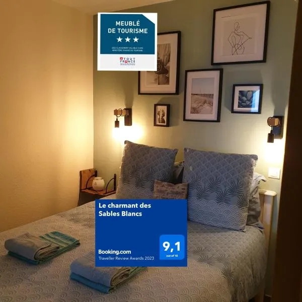 Le charmant des Sables Blancs – hotel w mieście Douarnenez