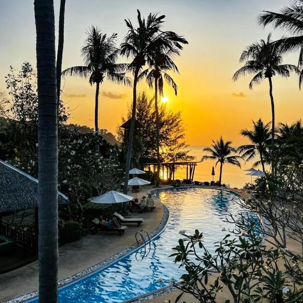 Green Papaya Beach Resort, Koh Phangan, hotel di Salad Beach