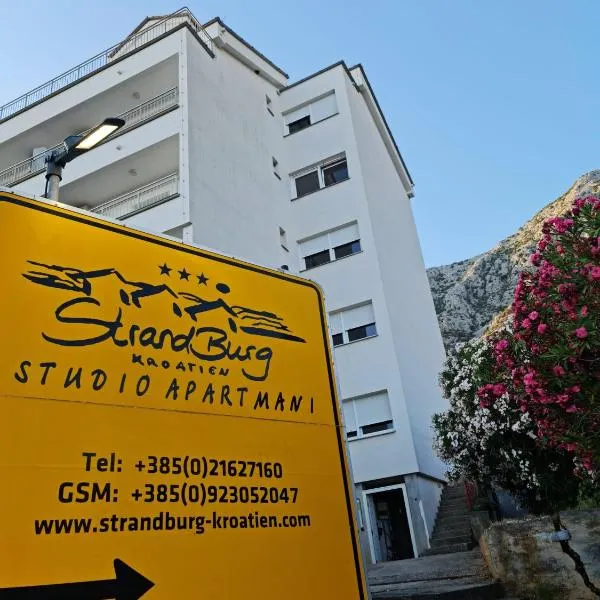 Apartments Strandburg Kroatien, hotell i Živogošće