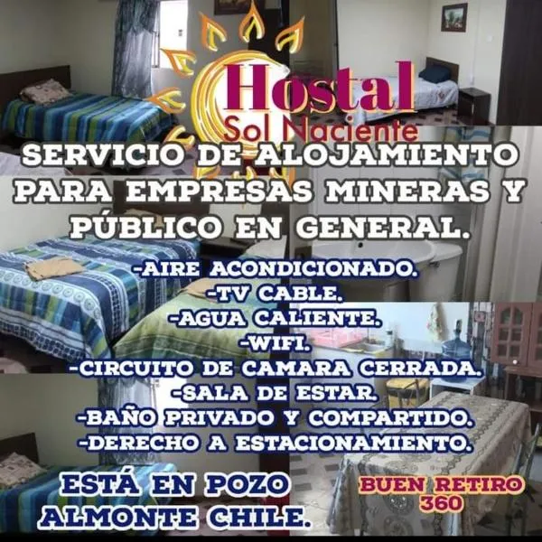 Hostal MIRAMAR En Pleno Centro de Pozo Almonte, hotel en Pozo Almonte