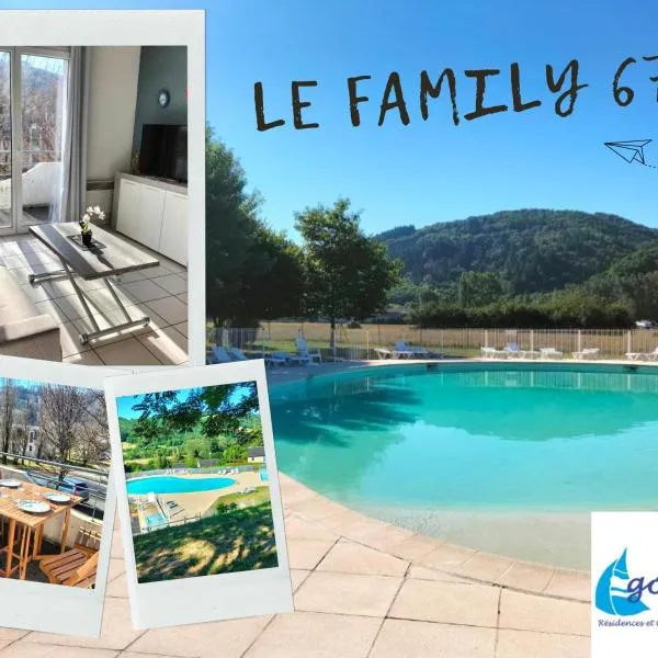 T2 avec piscine-Le family 67: Pierrefiche şehrinde bir otel