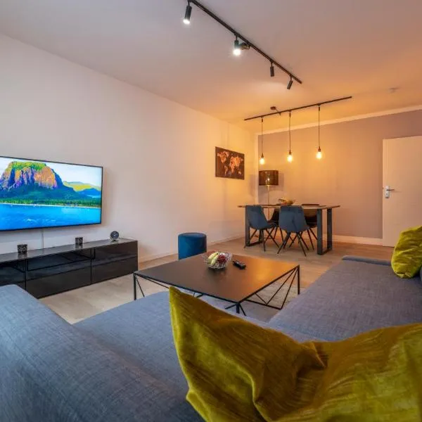 FLAIR: stylisches Apartment - Netflix - BASF - Uni Mannheim, hotel v destinaci Ludwigshafen am Rhein