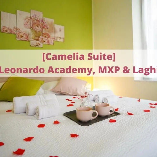[Camelia Suite] Leonardo Academy, MXP & Lakes: Sesto Calende'de bir otel