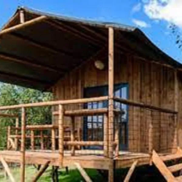 Camping le Moulin de David -Gaugeac Monpazier 24540 - Cabane -Mobil-home 3 et 2 chambres, hotel v destinaci Gaugeac
