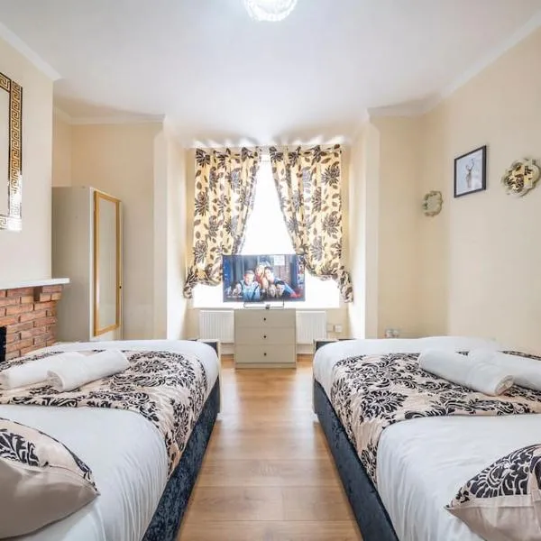 *1va* ground floor apartment setup for your most amazing & relaxed stay + Free Parking + Free Fast WiFi *, hotell sihtkohas Killingbeck