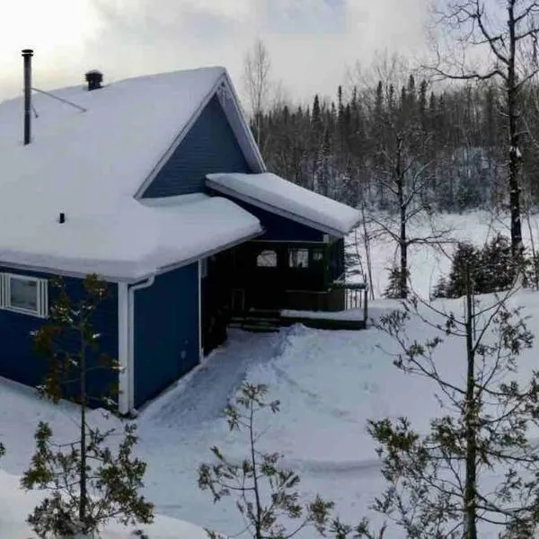 Le Chalet Bleu, aux pieds des Monts-Valin, hotel in Saint-David-de-Falardeau