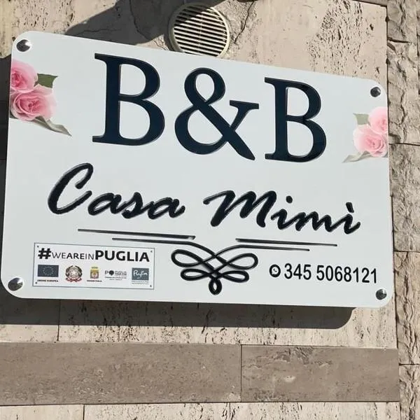 B&B Casa Mimì, hôtel à San Ferdinando di Puglia