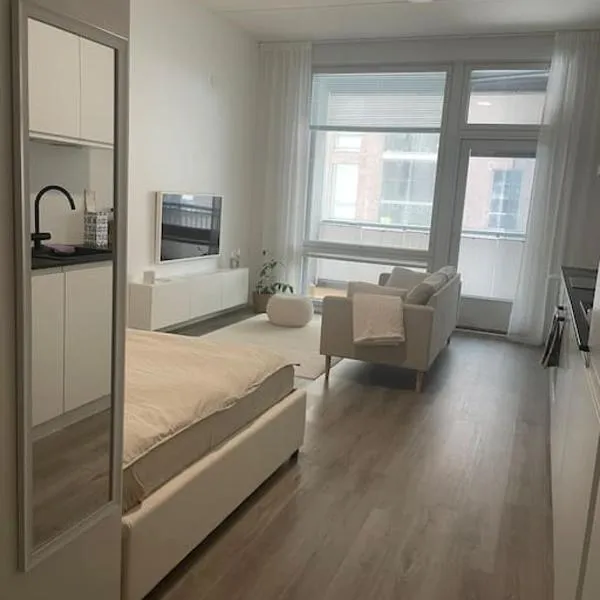 Yksiö loistavalla sijainnilla sekä yhteyksillä, hotel ve Vantaa