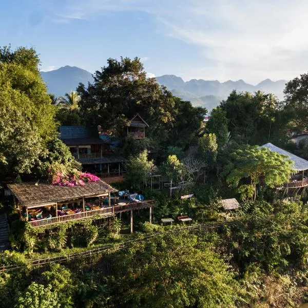 Ock Pop Tok Mekong Villa, hotell i Ban Tat