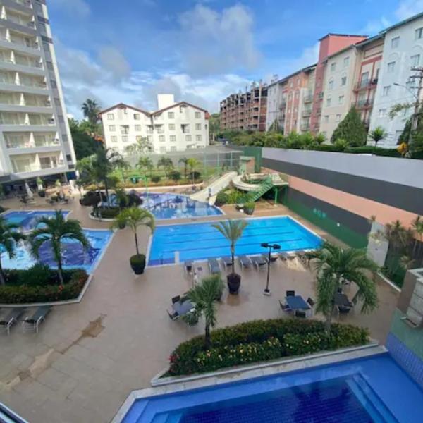 Flat 123 - Veredas - 300 metros Hot Park - Vista Piscina - Foto 4
