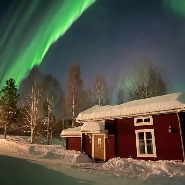 Bogärdan, cozy cabin by the Luleå River, hotel v destinaci Harads