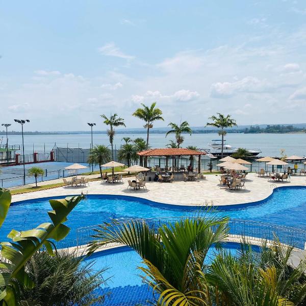 Belíssimo Flat no Lake Side - Beira Lago