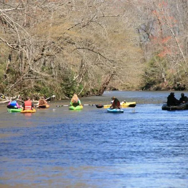 Two Rivers Cabins - The Dell, отель в городе Бревард