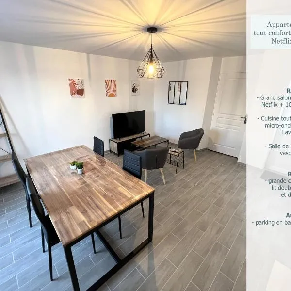 178C - Duplex T2 Tout Confort du Gond - 60 m2, hôtel à Le Gond-Pontouvre