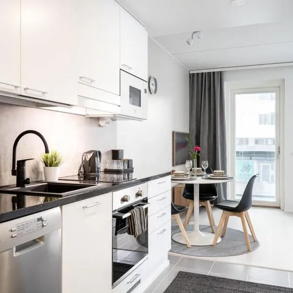 Apartment near the train station, free parking &Netflix, hotel in Kuopio