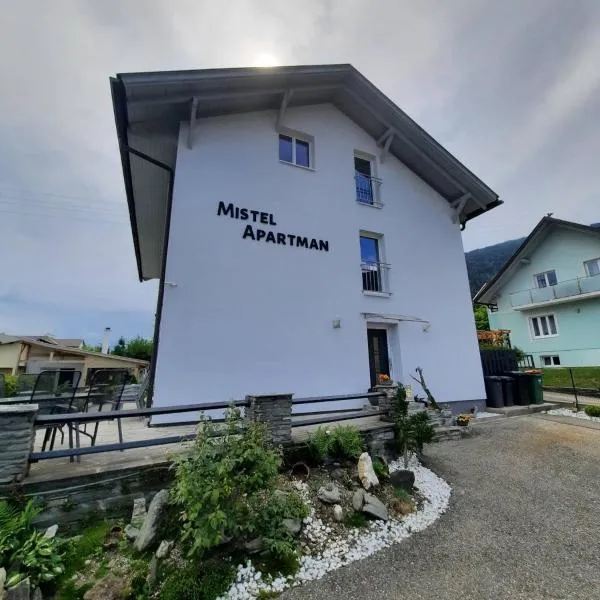 Mistel Apartman, hotell i Bodensdorf
