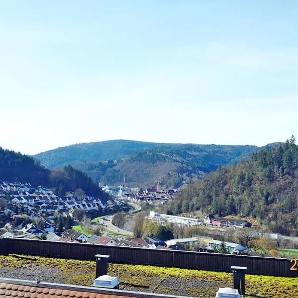 Apartment with panoramic views in the black forest, hotell i Gernsbach