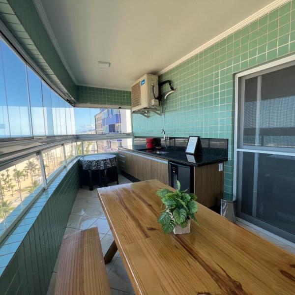 Apartamento Guilhermina de frente para o mar - Foto 4