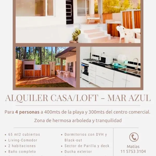 Mar azul Loft, ξενοδοχείο σε Mar Azul