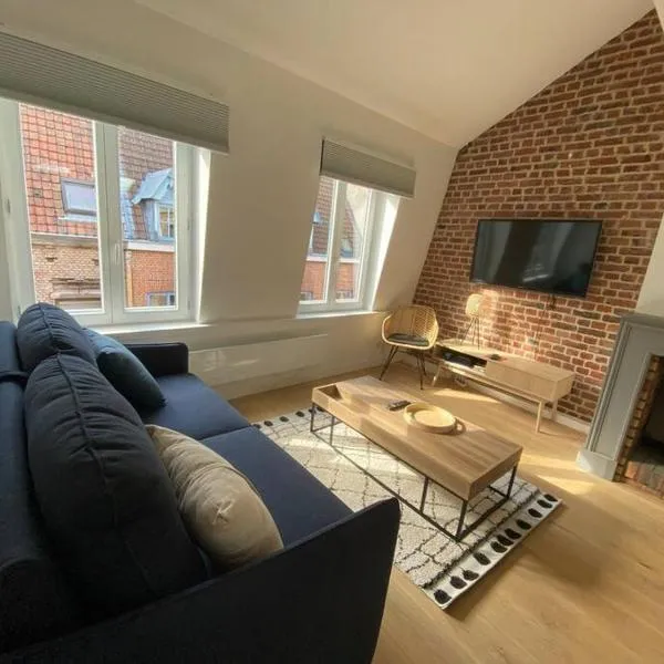 Appartement 50 m2 avec Rooftop Lille Centre, hótel í Lille
