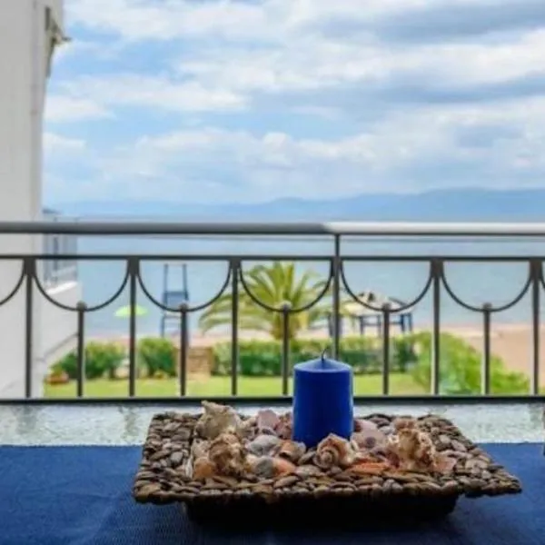 "SteliosDimitra" House with view in sea of Kantia, hotel in Paralía Iríon