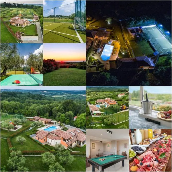 Villa GioAn - max 18, Private Playground and Sea View, hotel in Materada