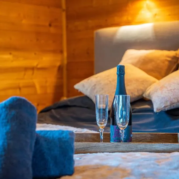 Au Chalet Le Péry, vue sur le Mont de Grange、アボンダンスのホテル