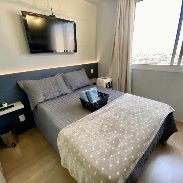 MV 148B Fantástico Apartamento Em Frente Ao Metrô Brás ! - Rua Coronel Mursa, 56 - Bras - Foto 2