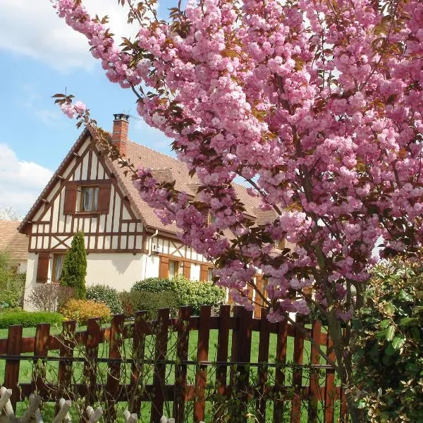 Chambres d'Hôtes Au Temps Des Cerises, hotel em Jumièges